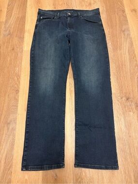 Mott & Bow Straight Leg Jeans Men’s 38x32 Dark Wash Stretch Denim Slim Fit